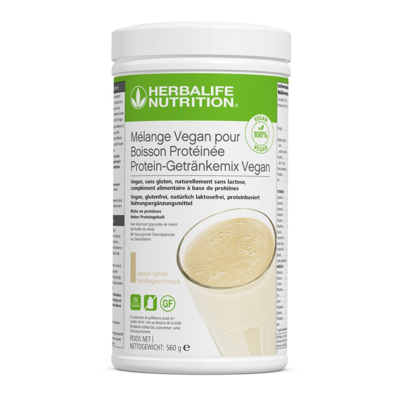 Protein-Getränkemix Vegan Vanillegeschmack 560 g (Bestseller)
