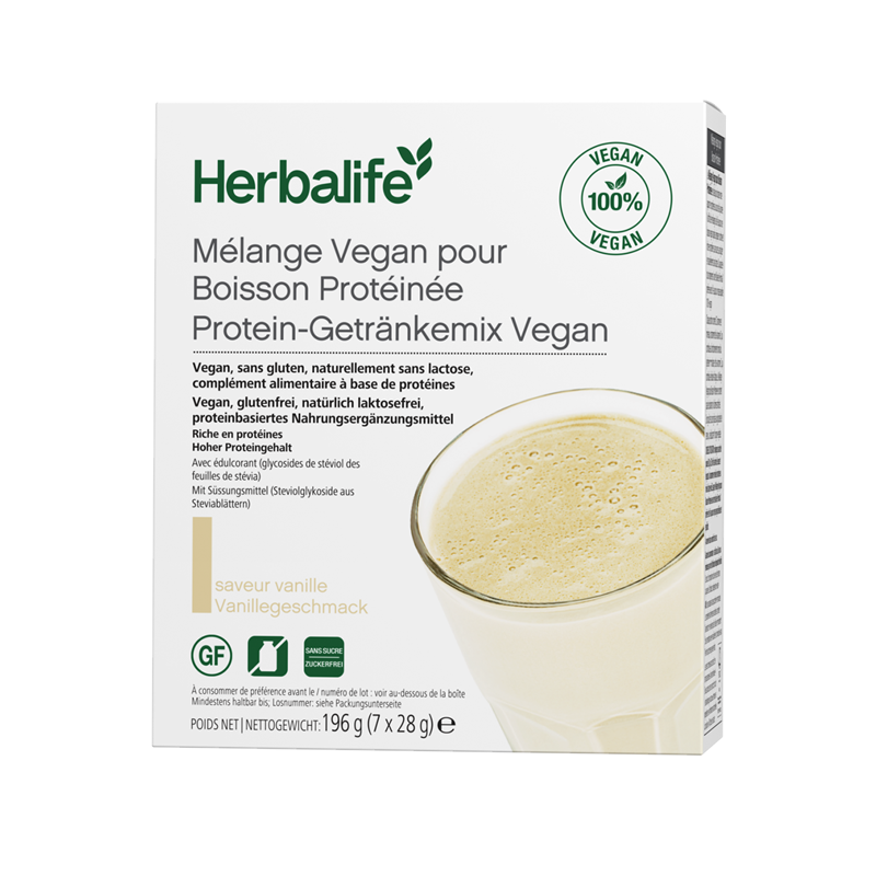 Protein-Getränkemix Vegan 7 Portionspackungen 7 Portionspackungen